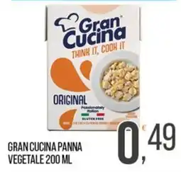 Cash pro Gran Cucina panna vegetale offerta