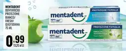Gecop Mentadent dentifricio protezione bianco/ fresh/ quotidiana offerta