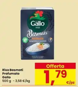 Eurospar Riso Basmati Profumato Gallo offerta