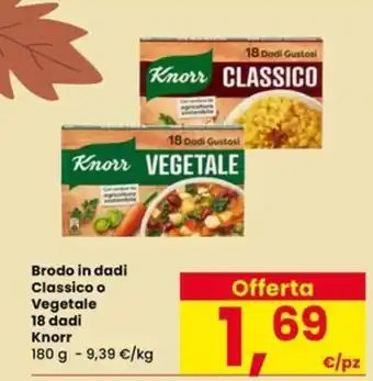 Brodo in dadi Knorr