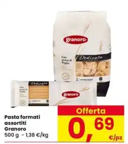 Eurospar Pasta formati assortiti Granoro offerta