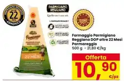 Eurospar Formaggio Parmigiano Reggiano DOP Parmareggio offerta