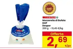 Eurospar Mozzarella di Bufala DOP Despar offerta