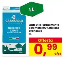 Eurospar Latte UHT Parzialmente Scremato Granarolo offerta