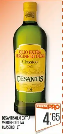 Cash pro Desantis olio extra vergine di oliva classico offerta