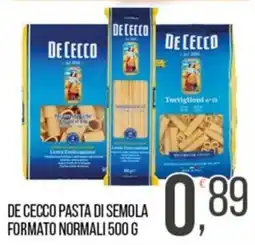 Cash pro De Cecco pasta di semola formato normali offerta