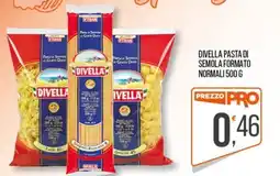 Cash pro Divella pasta di semola formato normali offerta