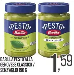 Cash pro Barilla pesto alla genovese classico offerta