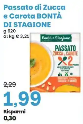 Passato di Zucca e Carota BONTÀ DI STAGIONE