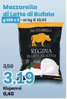 Prix Quality Mozzarella di latte di bufala Regina offerta
