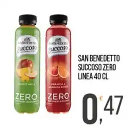Cash pro San Benedetto Succoso Zero offerta
