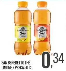 Cash pro San Benedetto Thè Limone / Pesca offerta