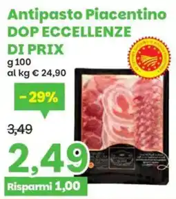 Prix Quality Antipasto Piacentino DOP Eccellenze di Prix offerta