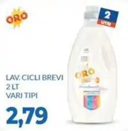 GeD Shopping Lav. Cicli Brevi ORO offerta