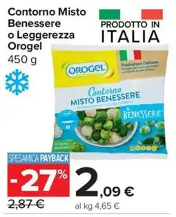Carrefour Express Contorno Misto Benessere Orogel offerta