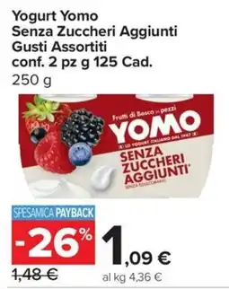 Carrefour Express Yogurt Yomo Senza Zuccheri Aggiunti offerta