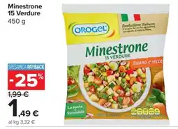 Carrefour Express Minestrone 15 Verdure Orogel offerta