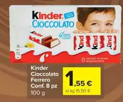 Carrefour Express Kinder Cioccolato Ferrero offerta