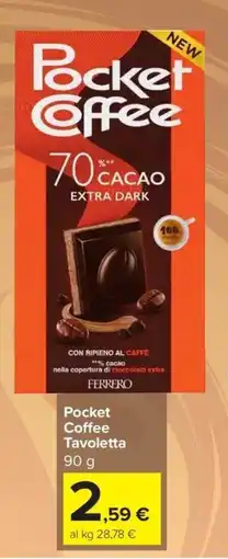 Carrefour Express Pocket Coffee Tavoletta offerta