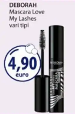 Acqua & Sapone Deborah Mascara Love My Lashes offerta