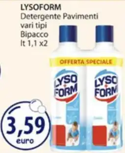 Acqua & Sapone Lysoform Detergente Pavimenti offerta