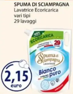 Acqua & Sapone Spuma di sciampagna lavatrice offerta