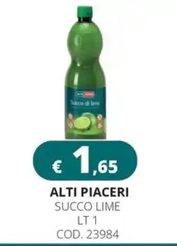 Altasfera Alti piaceri succo lime offerta