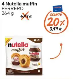 Gelmarket Nutella muffin offerta