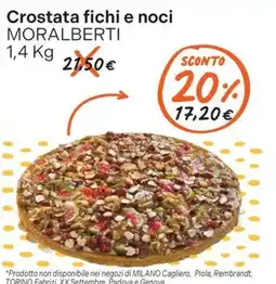 Gelmarket Crostata fichi e noci Moralberti offerta