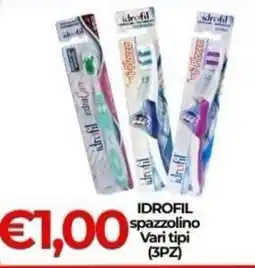 Supermercati Pasquale Prisco Idrofil spazzolino offerta