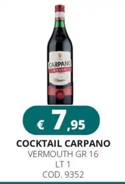 Altasfera Cocktail Carpano offerta
