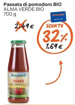 Gelmarket Passata di pomodoro BIO Alma Verde BIO offerta