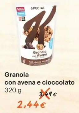 Gelmarket Granola con avena e cioccolato offerta