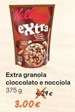 Gelmarket Kellogg's extra granola cioccolato e nocciola offerta