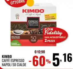 Gecop Kimbo Caffè Espresso Napoli offerta