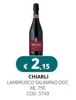 Altasfera Chiarli Lambrusco Salamino Doc offerta