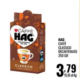 Gecop Hag caffè classico decaffeinato offerta