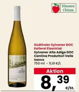Interspar Südtiroler Sylvaner DOC Kellerei Eisacktal offerta
