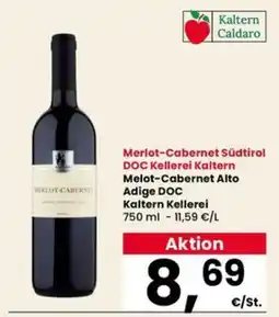 Interspar Merlot-Cabernet Südtirol DOC Kellerei Kaltern offerta