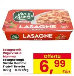 Interspar Lasagne Ragù Viva la Mamma offerta