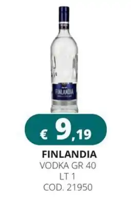 Altasfera Finlandia Vodka Gr 40 offerta