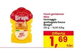 Interspar Formaggio grattuggiato fresco Biraghi offerta