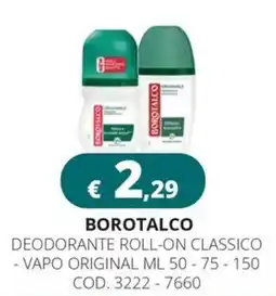 Altasfera Borotalco deodorante roll-on classico offerta