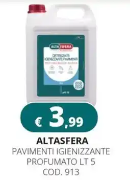 Altasfera Altasfera pavimenti igienizzante profumato offerta