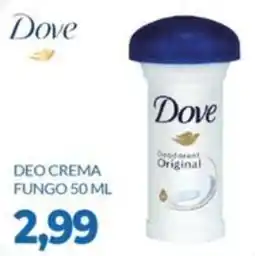 GeD Shopping Dove deodorante crema fungo offerta