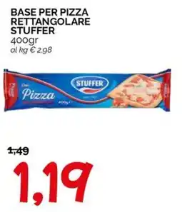 Hardis Base per pizza rettangolare Stuffer offerta