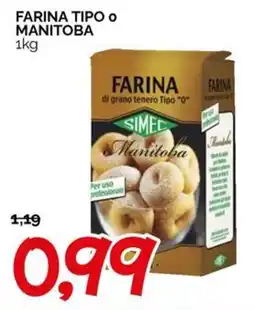 Hardis Farina tipo 0 Manitoba Simec offerta