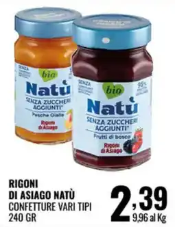 Gecop Rigoni di Asiago Natù confetture offerta