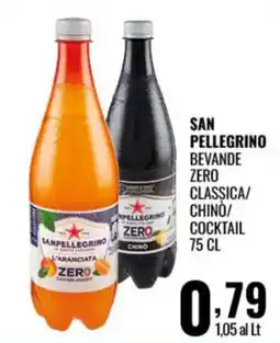 Gecop San Pellegrino bevande zero classica/chinò/cocktail offerta