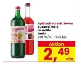 Interspar Succo di mela assortito Leni's offerta